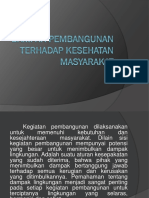 Dampak Pembangunan Terhadap Kesehatan Masyarakat