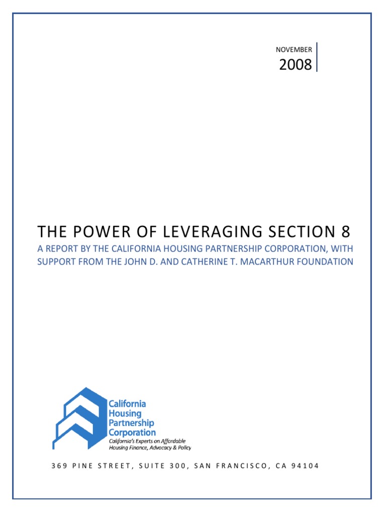 Leveraging Section 8 for Affordable Housing | PDF | Section 8 (Housing ...