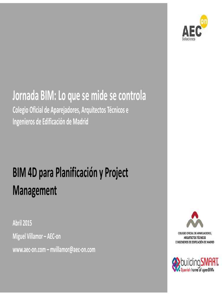 Bim para Planificacion y PM PDF | PDF | Autodesk Revit | Modelado de ...