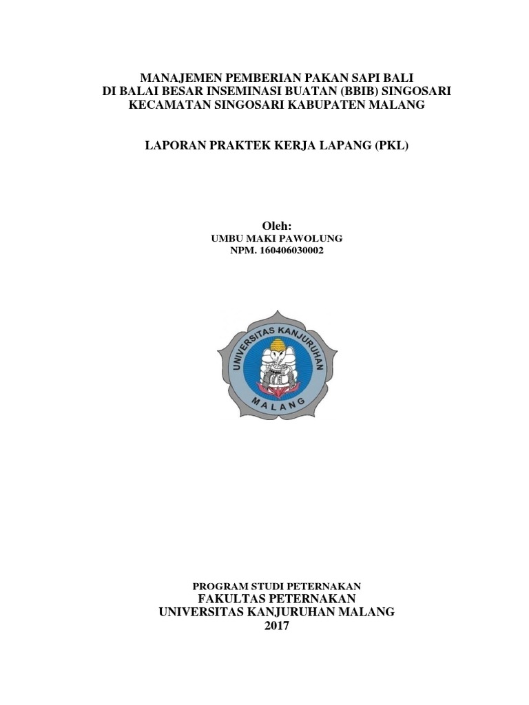 Laporan Pkl Ka Umbu Docx