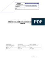 Protocolo de Colocacion de Una Ferula