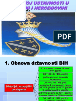 Razvoj Ustavnosti U Bosni I Hercegovini