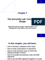 The University Lab: Conceptual Design