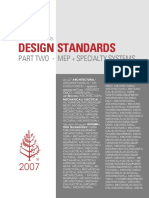MEP + Specialty Systems Design Standards (FOUR SEASONS)