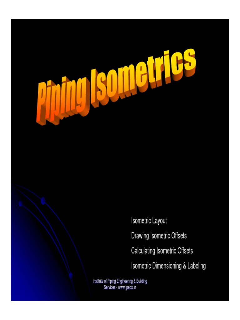 Isometric Piping Drawing Techniques | PDF | Triangle | Geometry