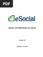 MOS Manual de Orientação Do Esocial - Vs 2.4 PDF