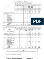 B.E. Electronics Syllabus2010-11