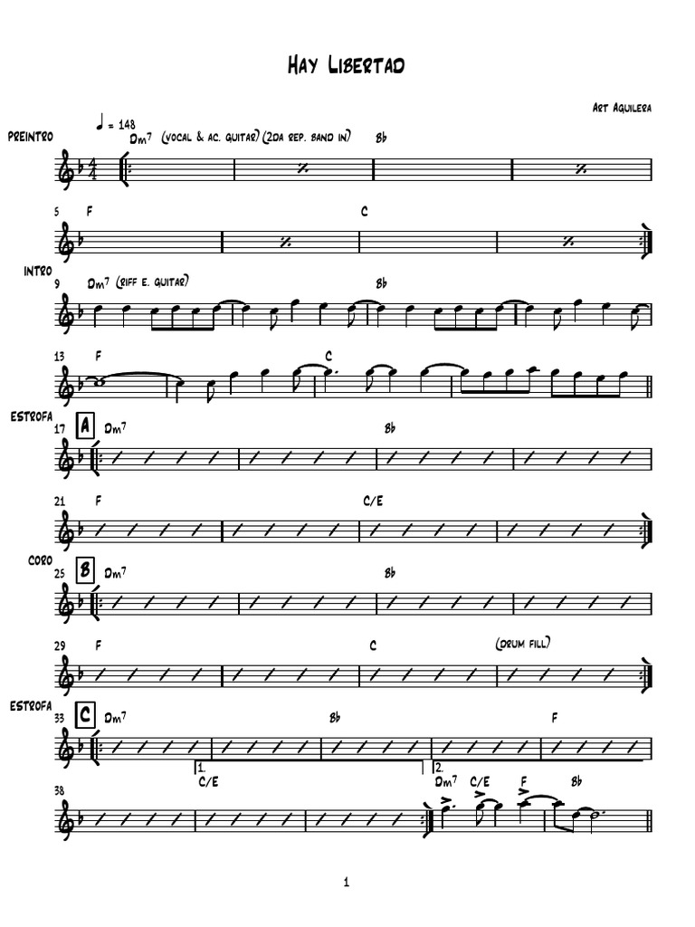 Hay Libertad Partitura Completa Pdf 1106772131 Formas Musicales Ocio Art aguilera hay libertad bass/bajo cover tutorial (hd). hay libertad partitura completa pdf