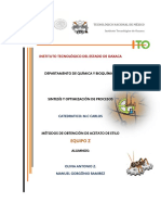 Obtención de Acetato de Etilo 