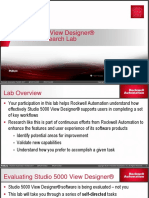 Rockwell Automation TechED 2017 - TS10 - Studio 5000 View Designer Product Research Lab