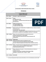 Programa Congreso Mediación Penal Juvenil