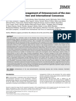 CONSENSO JBMR. Diagnosis and Management of Osteonecrosis of the Jaw.