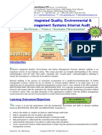 40.Effective Quality Environmental Safety Mgmt Systems Internal Audit Course Outline