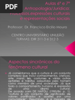 Aulas 6 e 7 Antropologia Juridica
