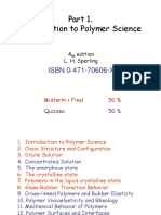 Introduction To Polymer Science: ISBN 0-471-70606-X