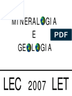 Mineralogia e Geologia