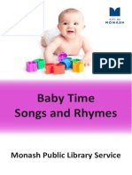 Baby Time Songs and Rhymes: Monash Public Library Service