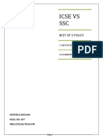 Case Study Icse vs SSc