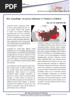 Rus Jeopolitiği Avrasyacı Yaklaşım Ve Türkiye'Ye Etkileri