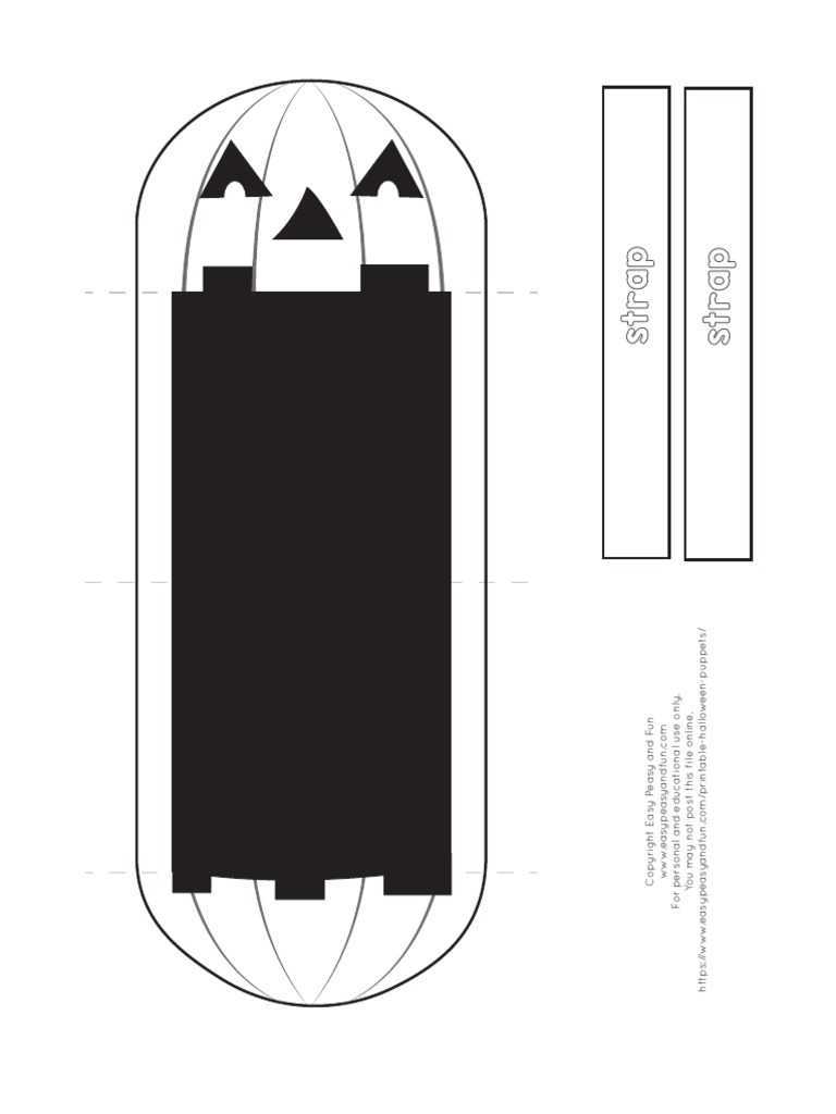 Halloween Printable Puppets | PDF | Intellectual Property Law | Copyright Law for Easy Peasy And Fun Free Printables