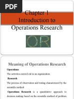 Introduction To Operations Research