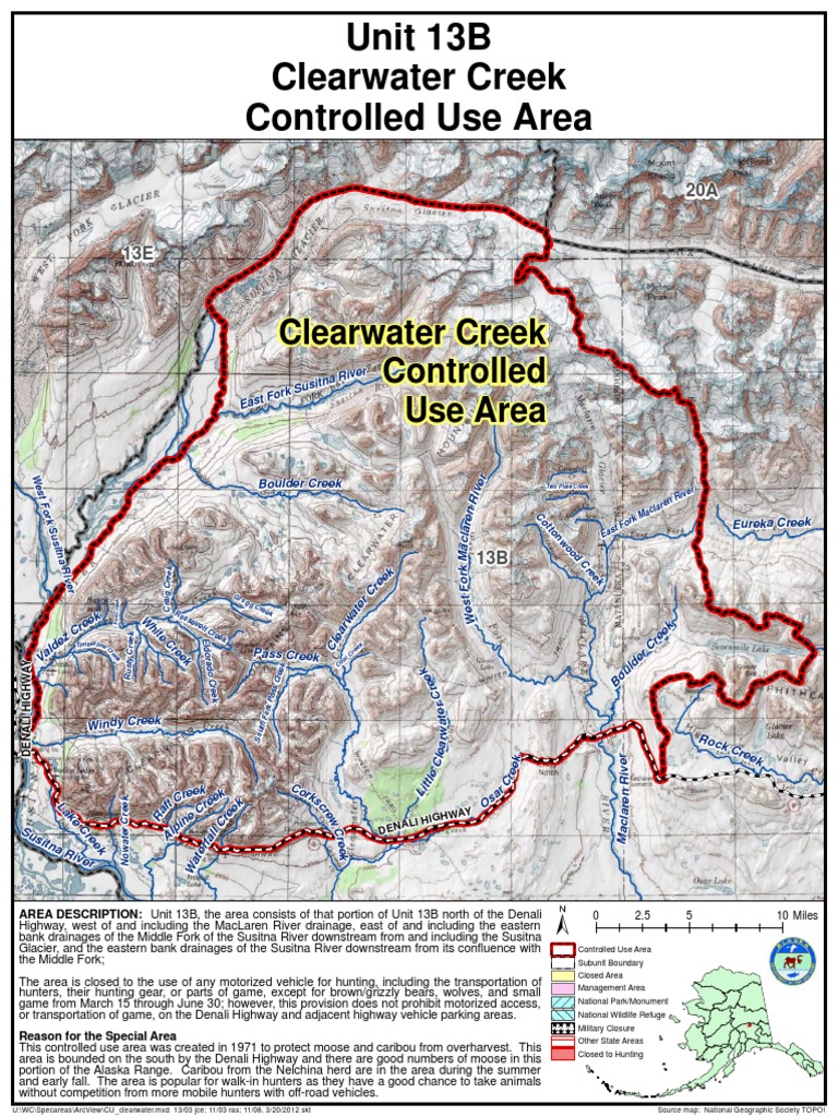 Clearwater Creek Controlled Use Area PDF Fauna Ecology