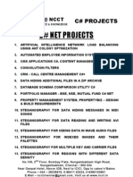C# Net Projects