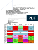 Planificación de Las Líneas de Trabajo Educativo y Uso Del Fichero Didáctico