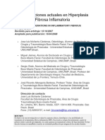 Consideraciones Actuales en Hiperplasia Fibrosa Inflamatoria