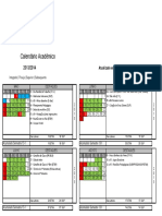 Calendário acadêmico IFPB 2013