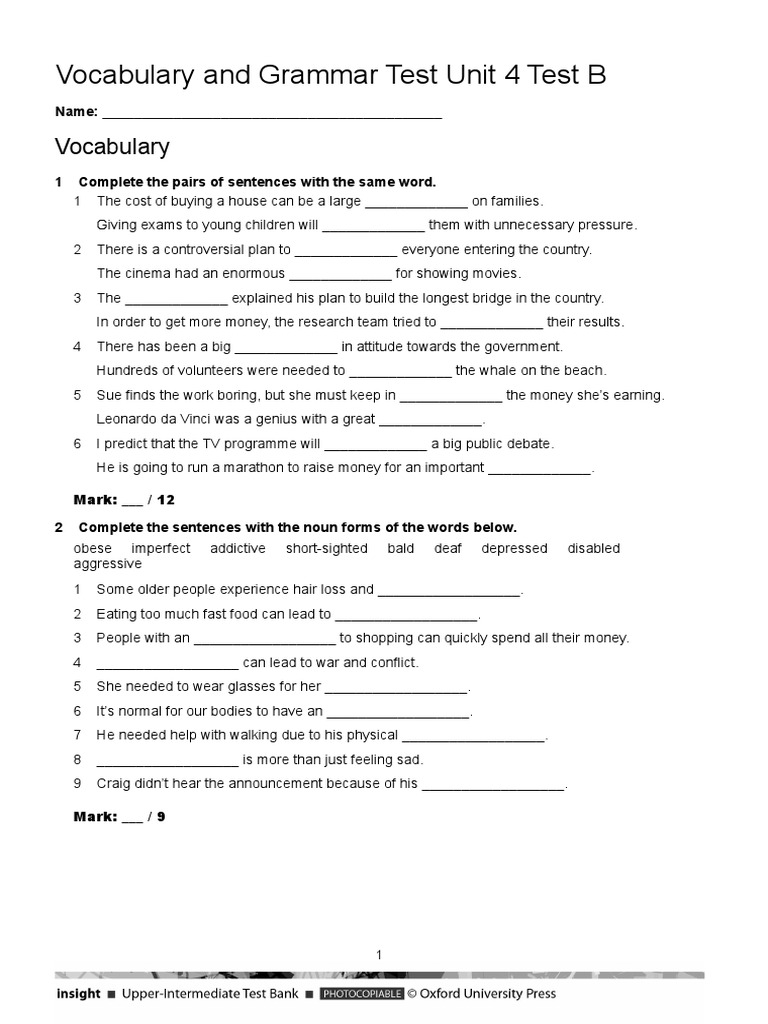 Test 1 vocab picture