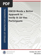 Homeland OIG Visa Report