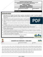 Ibfc 2014 PC Se Escrivao Substituto A Prova