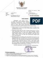 SE MDN Tentang KTP-el Untuk Gubernur, Bupati, Walikota PDF