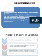 Piaget'S Theory of Cognitive Development