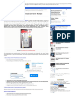 Cara Setting Remote TV Universal Dan Kode Remote