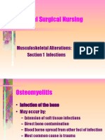Medical Surgical Nursing: Musculoskeletal Alterations: Section 1 Infections