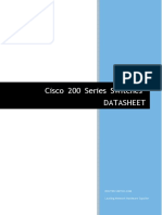 CISCO 200 Series Switches Datasheet