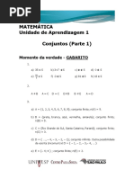 UA 01 Matemática - M.v. - Gabarito 2015 2