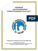 Pedoman Amaliah Ramadhan 2016-2017 