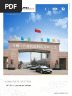 JS750 Concrete Mixer