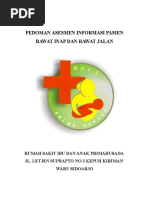 Download 2 Pedoman Asesmen Informasi Pasien Rawat Inap Dan Rawat Jalan by Anita Nisa SN362538904 doc pdf