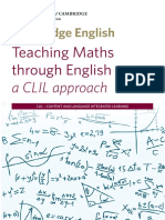 Teaching Maths Through English - A CLIL Approach