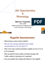 Regolith Geochemistry & Mineralogy: Mehrooz F Aspandiar