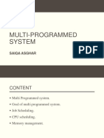 Multi Programmed System