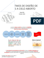 Algoritmos de Diseño de Minas A Cielo Abierto