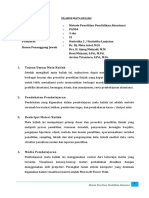 Metode Penelitian Pendidikan Akuntansi - Silabus PDF