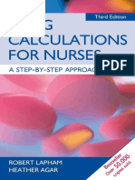 Drug Calculations for Nurses a Step by Step Approach 3rd Edition Robert Lapham Heather Agar