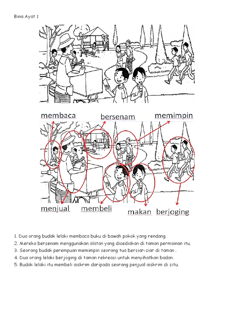 Sudut Bm Cikgu Tan Bahagian A Bina 5 Ayat