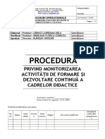 Formare - Continua Procedura Super